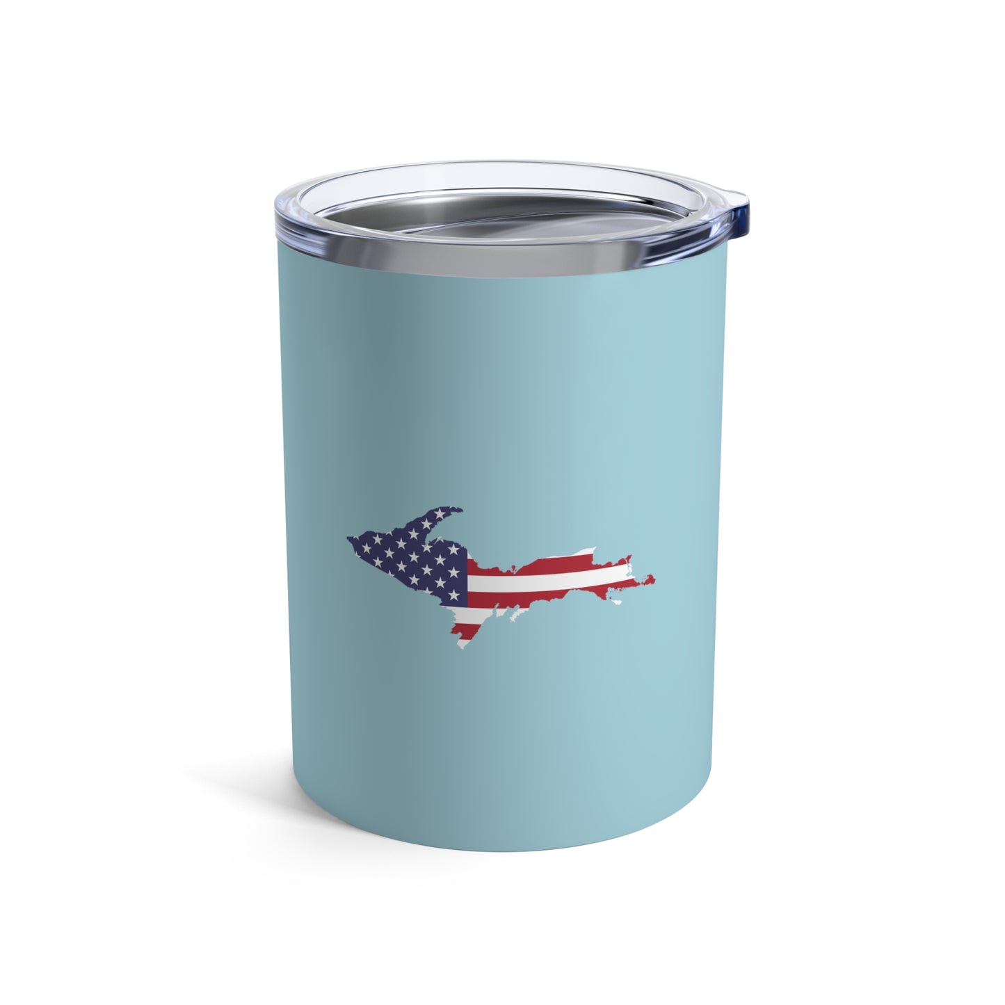 Michigan Upper Peninsula Tumbler (w/ UP USA Flag) | '58 Caddie Blue - 10oz