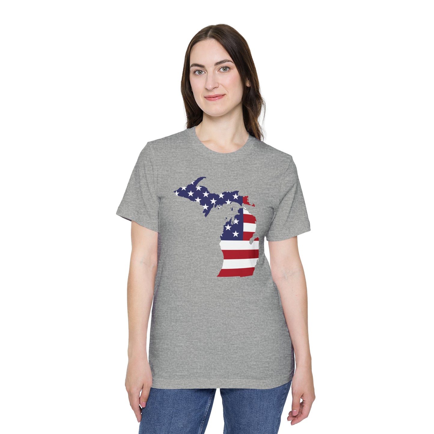 Michigan USA Flag T-Shirt | Made in USA