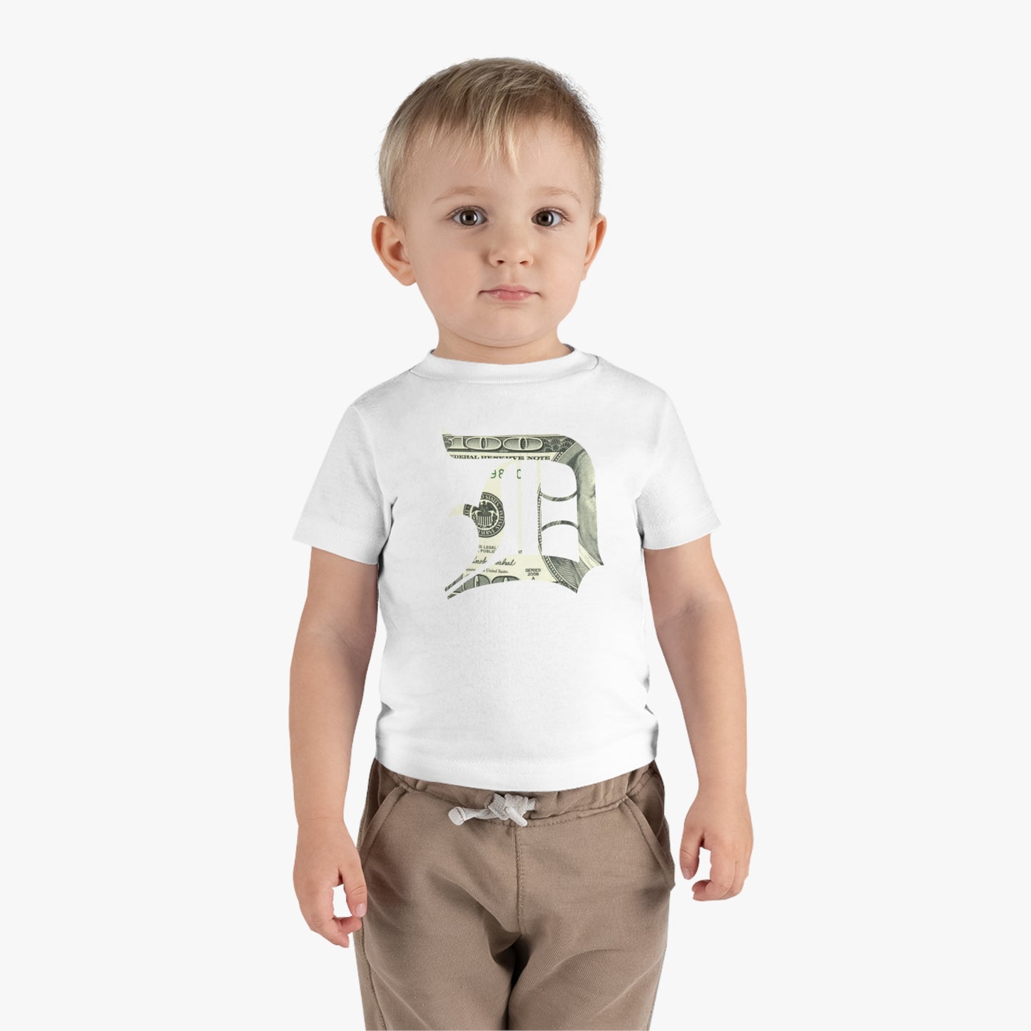 Detroit 'Old English D' Infant T-Shirt (Benjamins Edition) | Short Sleeve