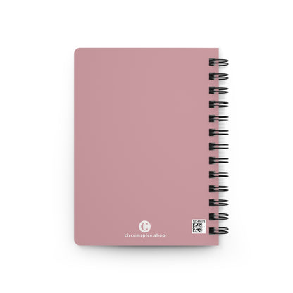 Michigan Upper Peninsula Compact Notebook (w/ UP USA Flag ) | Cherry Blossom Pink
