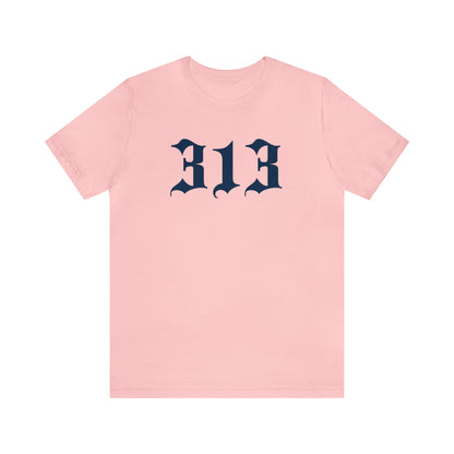 Detroit '313' T-Shirt (Old English Font) | Unisex Standard Fit