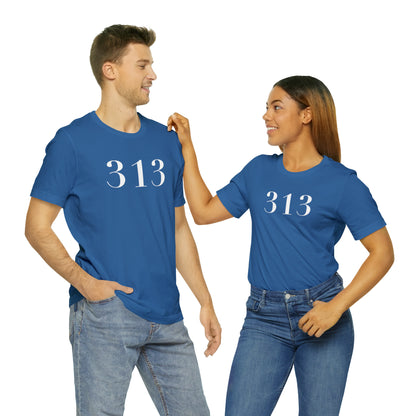 Detroit '313' T-Shirt (Didot Font) | Unisex Standard Fit