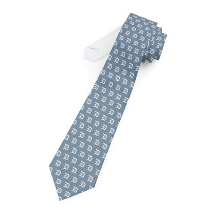 Detroit 'Old English D' Necktie | B-24 Grey