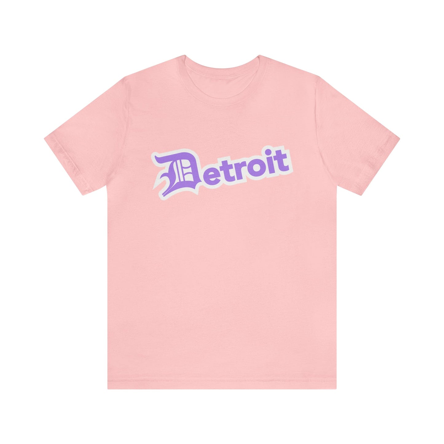 Detroit' T-Shirt (Lavender w/ Old English 'D') | Unisex Standard