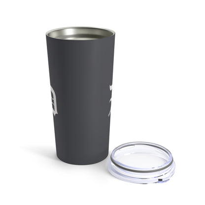 Detroit 'Old English D' Tumbler | Iron Ore Grey - 20oz