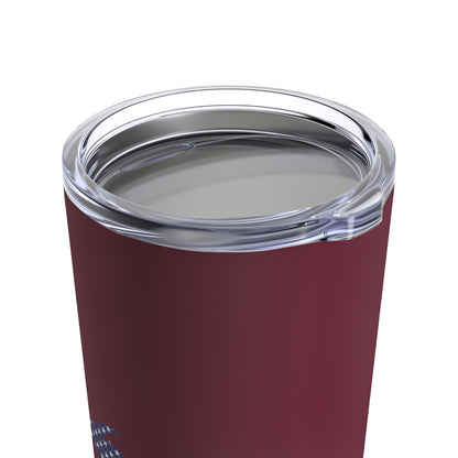 Michigan Upper Peninsula Tumbler (w/ UP USA Flag) | Old Mission Burgundy - 20oz