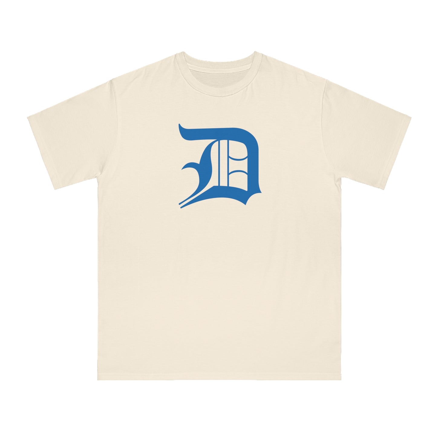 Detroit 'Old English D' T-Shirt (Azure) | Unisex Organic