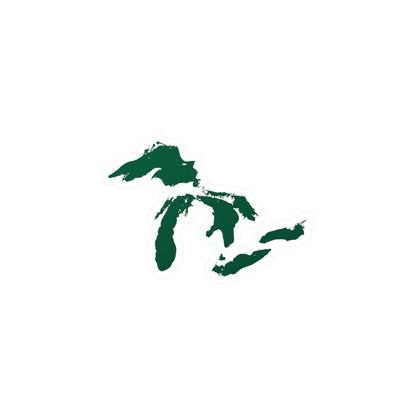 Great Lakes Kiss-Cut Windshield Decal | Superior Green