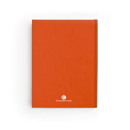 Michigan Upper Peninsula Blank Sketchbook (w/ UP Outline) | Maple Leaf Orange