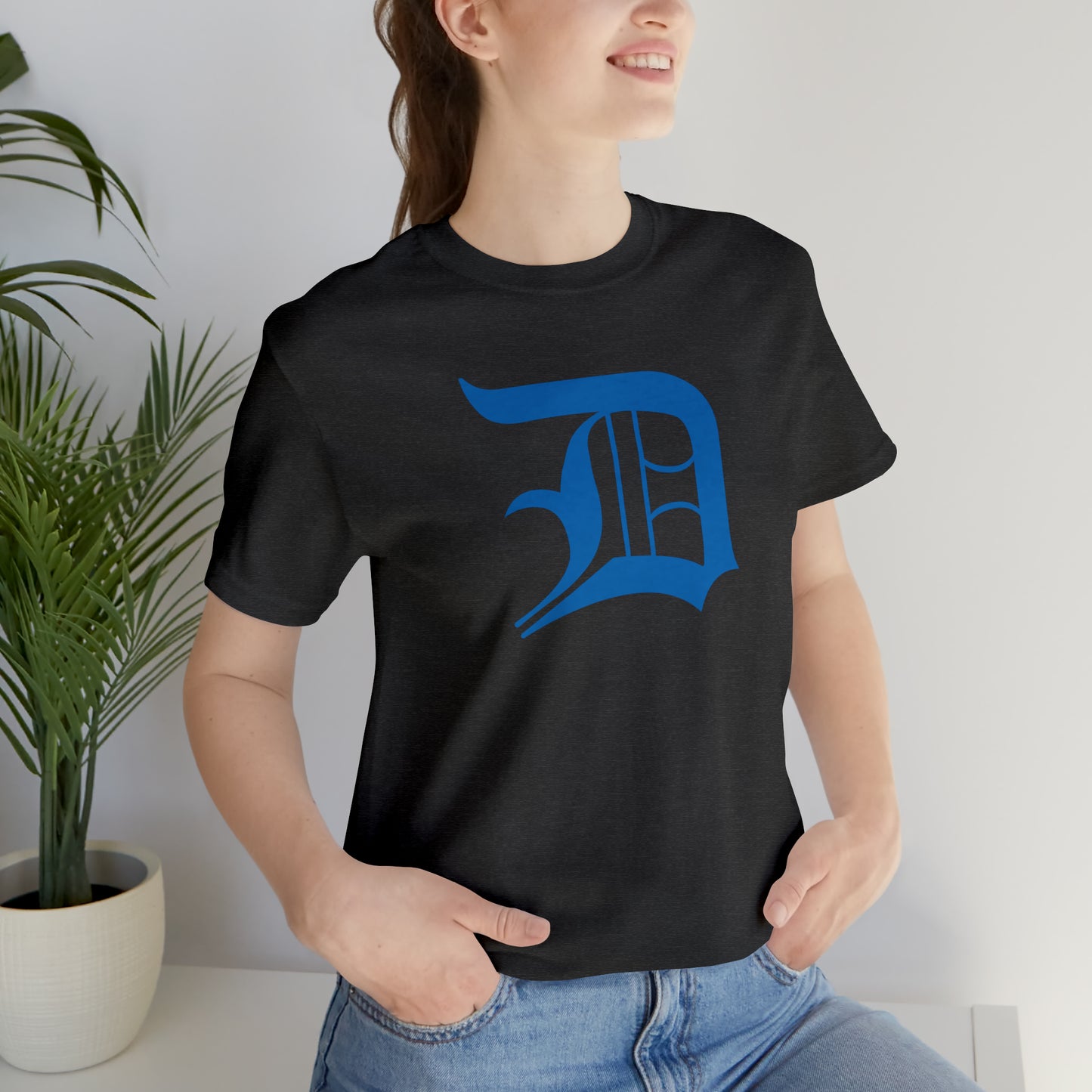 Detroit 'Old English D' T-Shirt (Azure) | Unisex Standard