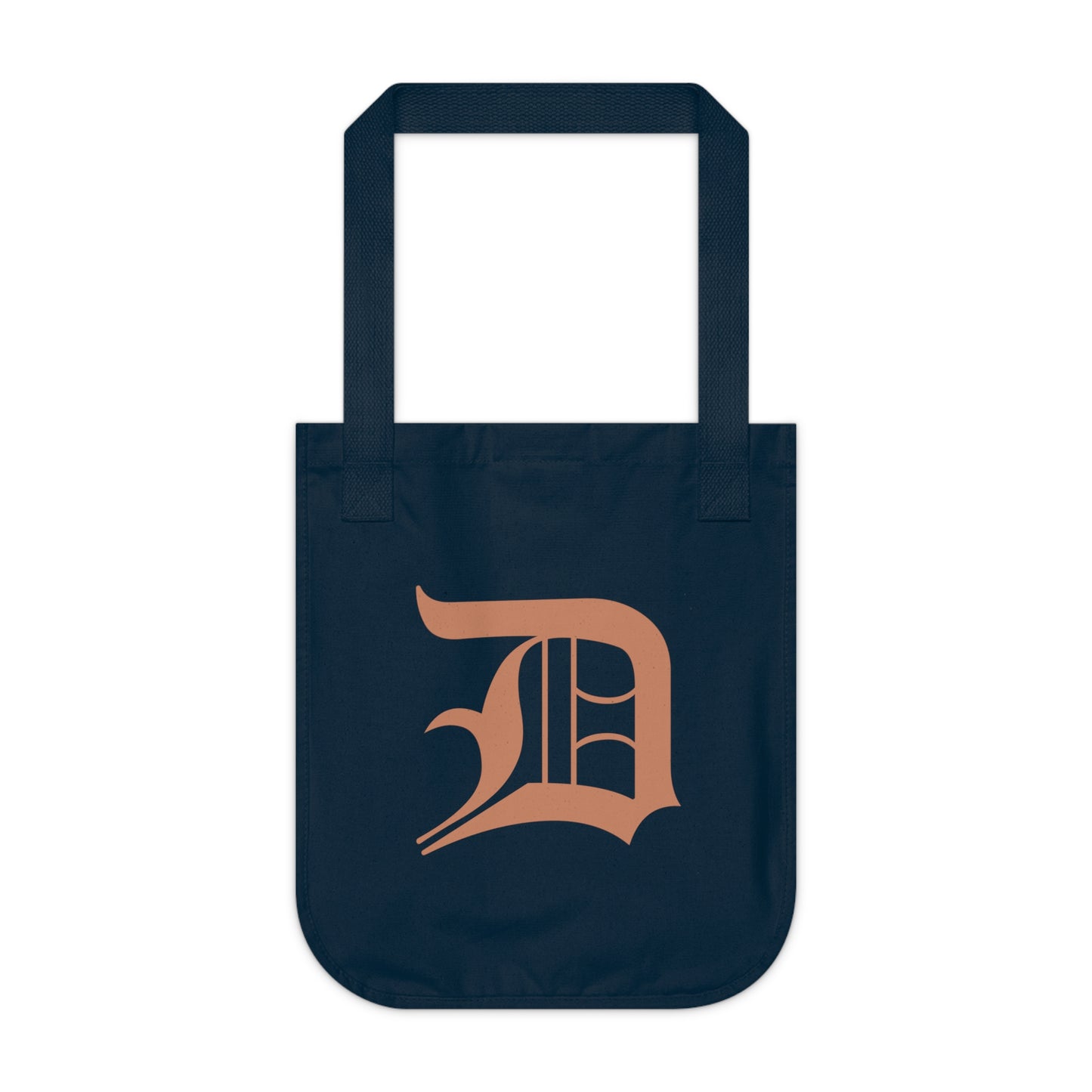 Detroit 'Old English D' Heavy Tote (Copper)