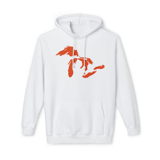 Great Lakes Ultrapremium Hoodie | Made in USA - Maple Leaf Orange