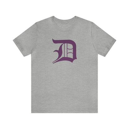 Detroit 'Old English D' T-Shirt (Plum) | Unisex Standard