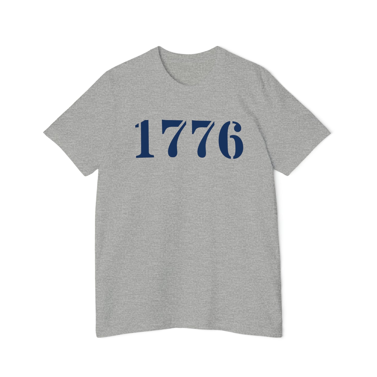 '1776' T-Shirt (Army Stencil Font) | Made in USA