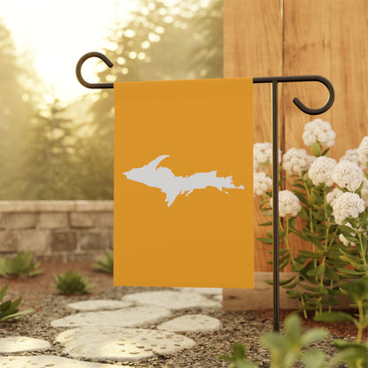 Michigan Upper Peninsula Home & Garden Flag (w/ UP Outline) | Birch Leaf Orange