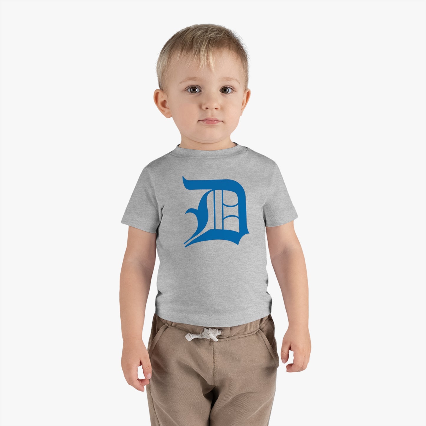 Detroit 'Old English D' Infant T-Shirt (Azure) | Short Sleeve