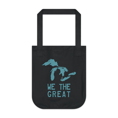 Great Lakes 'We The Great' Heavy Tote | Huron Blue