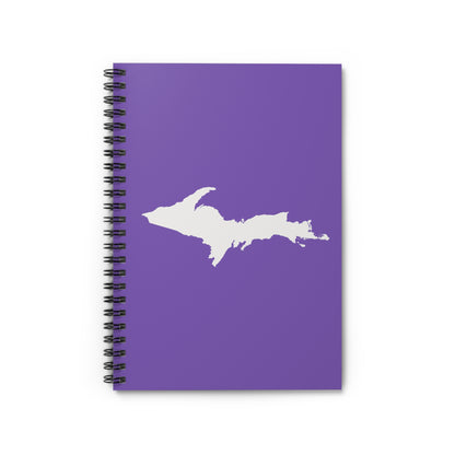 Michigan Upper Peninsula Spiral Notebook (w/ UP Outline) | Lake Iris