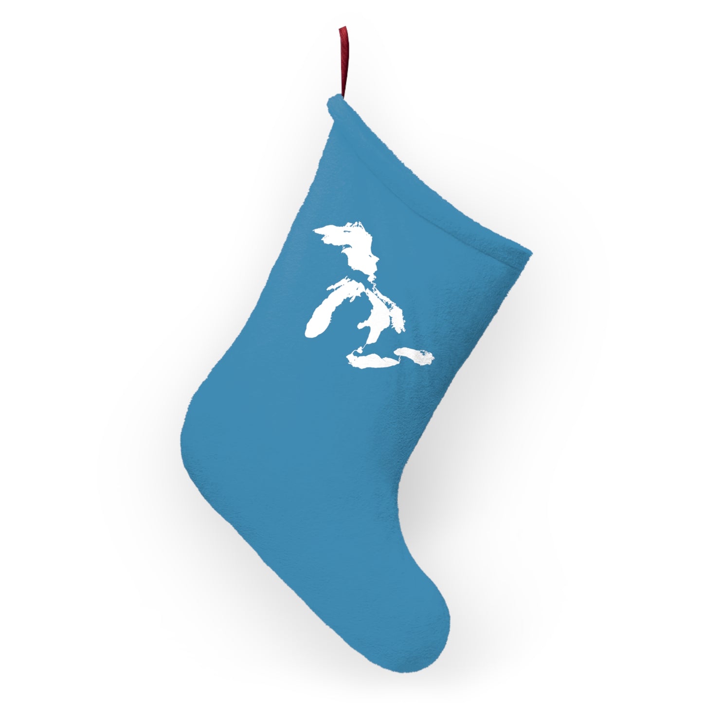 Great Lakes Christmas Stocking | Lake Michigan Blue