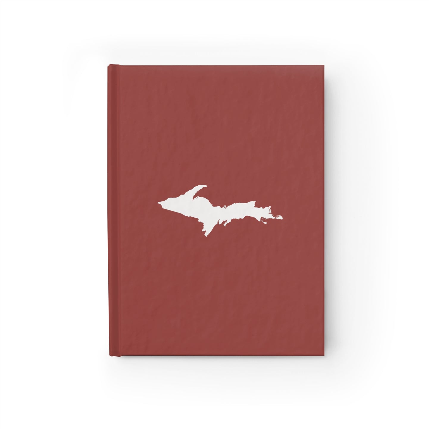 Michigan Upper Peninsula Blank Sketchbook (w/ UP Outline) | Ore Dock Red