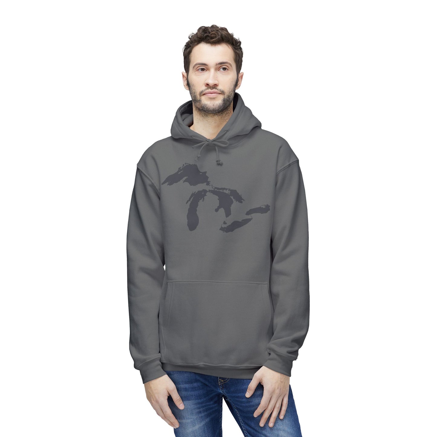 Great Lakes Ultrapremium Hoodie | Made in USA - Iron Ore Grey