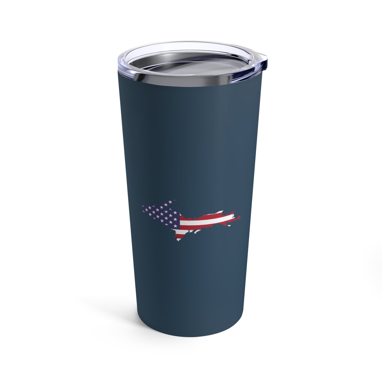 Michigan Upper Peninsula Tumbler (w/ UP USA Flag) | '37 Caddie Blue - 20oz