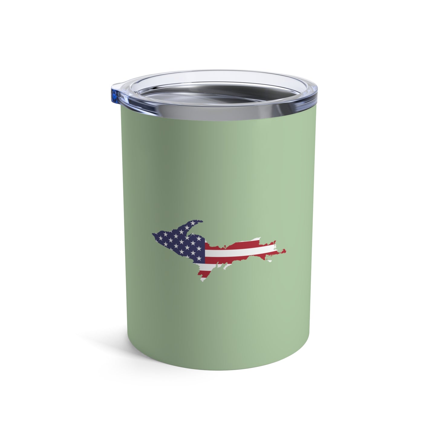 Michigan Upper Peninsula Tumbler (w/ UP USA Flag) | Tea Green - 10oz