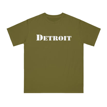 'Detroit' T-Shirt (Military Font) | Unisex Organic