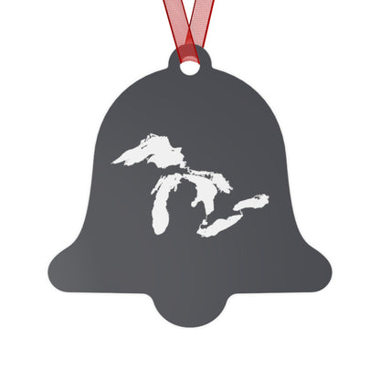 Great Lakes Christmas Ornament | Metal - Iron Ore Grey