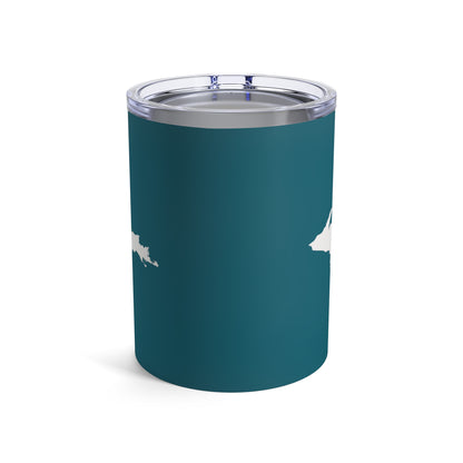 Michigan Upper Peninsula Tumbler (w/ UP Outline) | Auburn Hills Teal - 10oz