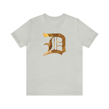 Detroit 'Old English D' T-Shirt (Gold Bullion Edition) | Unisex Standard