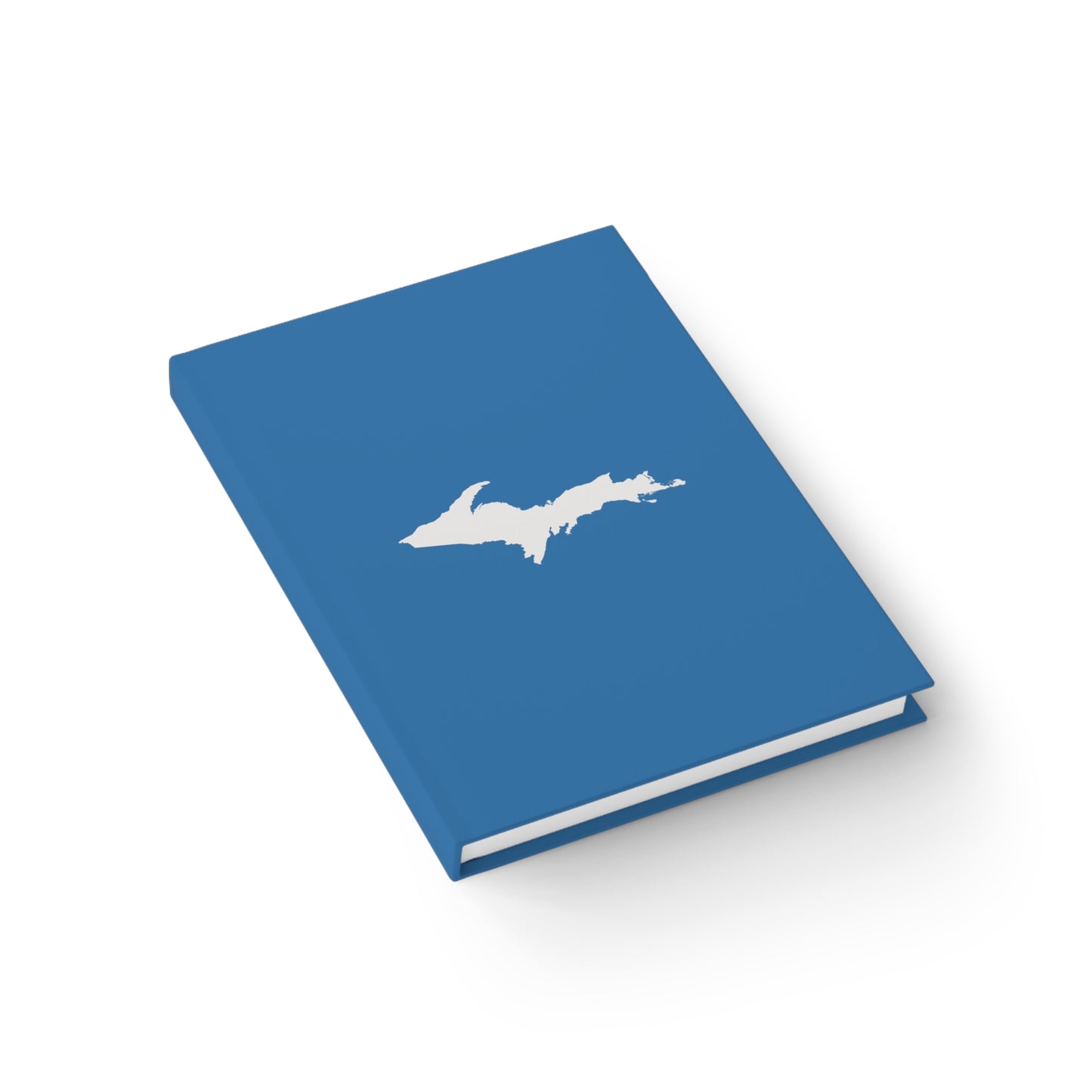 Michigan Upper Peninsula Blank Sketchbook (w/ UP Outline) | Lake Superior Blue