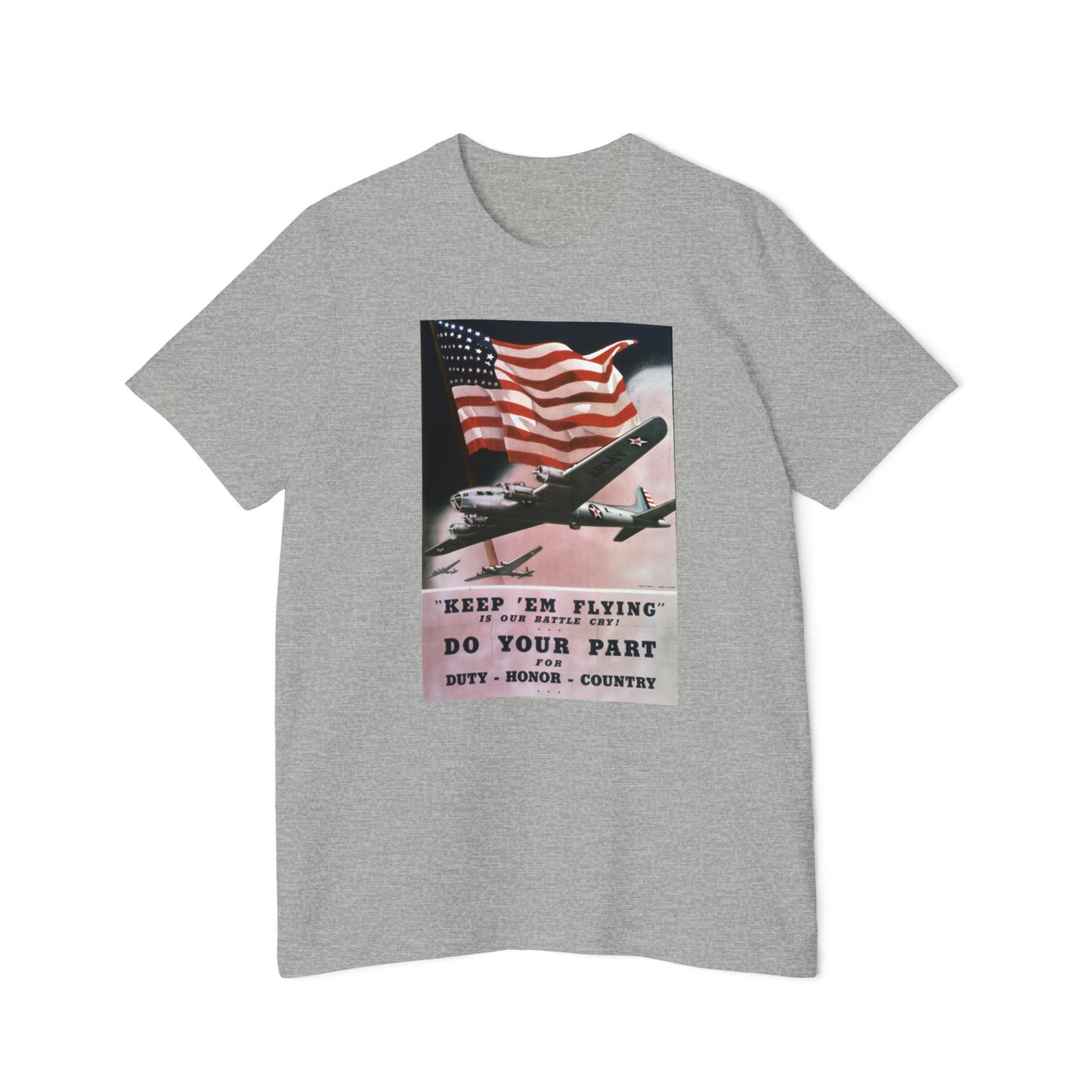 'Keep 'Em Flying' Poster T-Shirt (Smith, 1942) | Made in USA