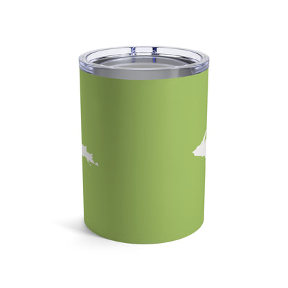 Michigan Upper Peninsula Tumbler (w/ UP Outline) | Gooseberry Green - 10oz