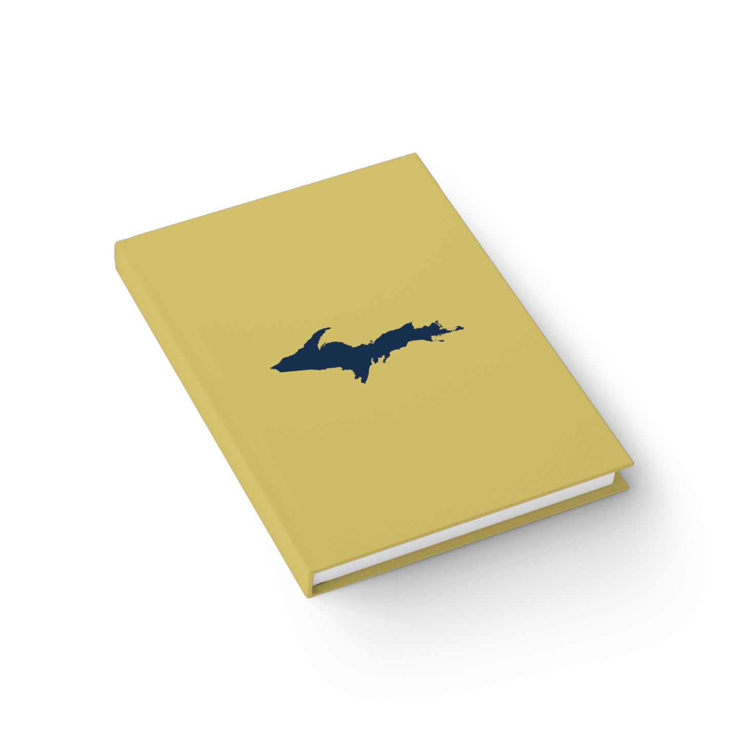 Michigan Upper Peninsula Blank Sketchbook (w/ UP Outline) | Plum Yellow