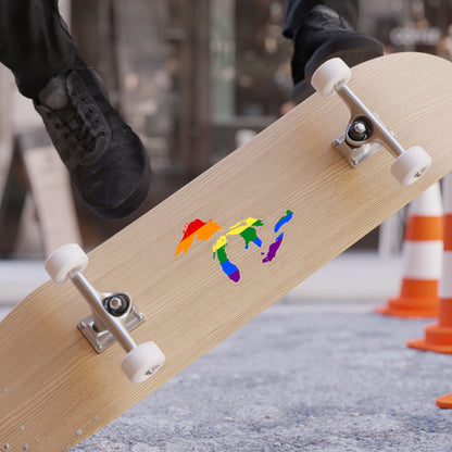 Great Lakes Windshield Sticker (Rainbow Pride Edition)