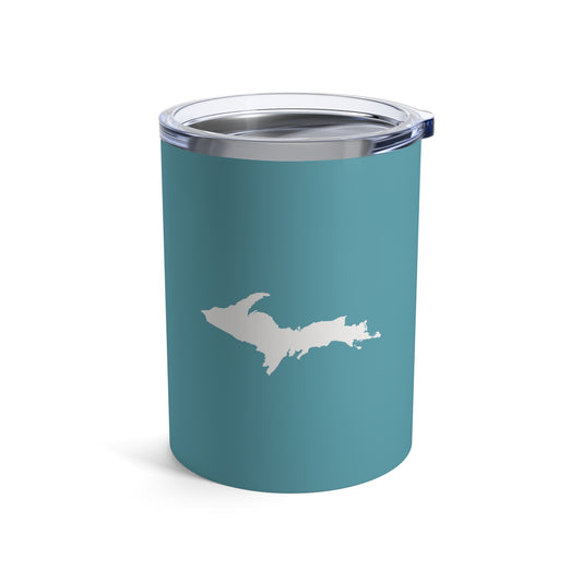 Michigan Upper Peninsula Tumbler (w/ UP Outline) | Lake Huron Blue - 10oz