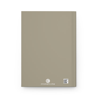 Michigan Upper Peninsula Hardcover Journal (w/ UP USA Flag) | Ruled - Petoskey Stone Beige