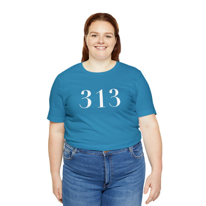 Detroit '313' T-Shirt (Didot Font) | Unisex Standard Fit