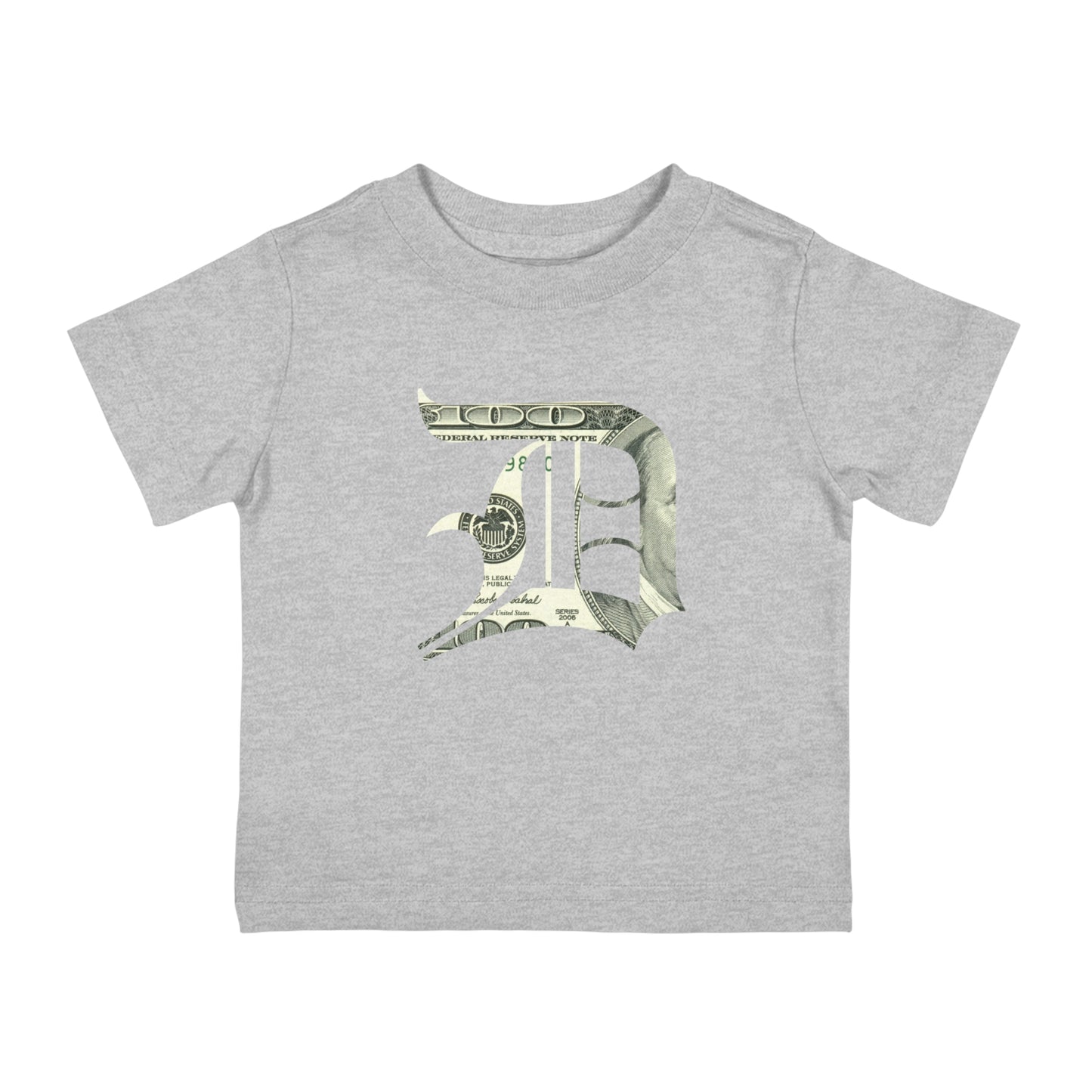 Detroit 'Old English D' Infant T-Shirt (Benjamins Edition) | Short Sleeve