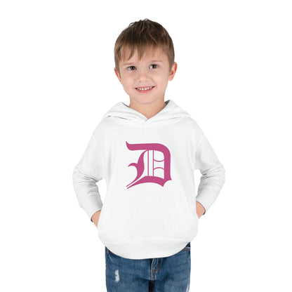 Detroit 'Old English D' Hoodie (Apple Blossom Pink) | Unisex Toddler