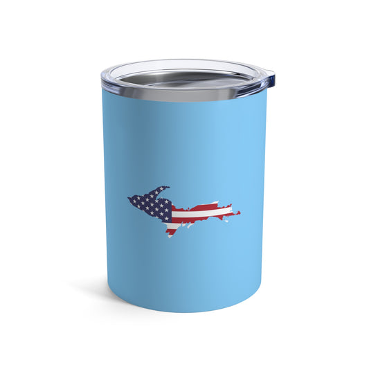 Michigan Upper Peninsula Tumbler (w/ UP USA Flag) | DTW Blue - 10oz