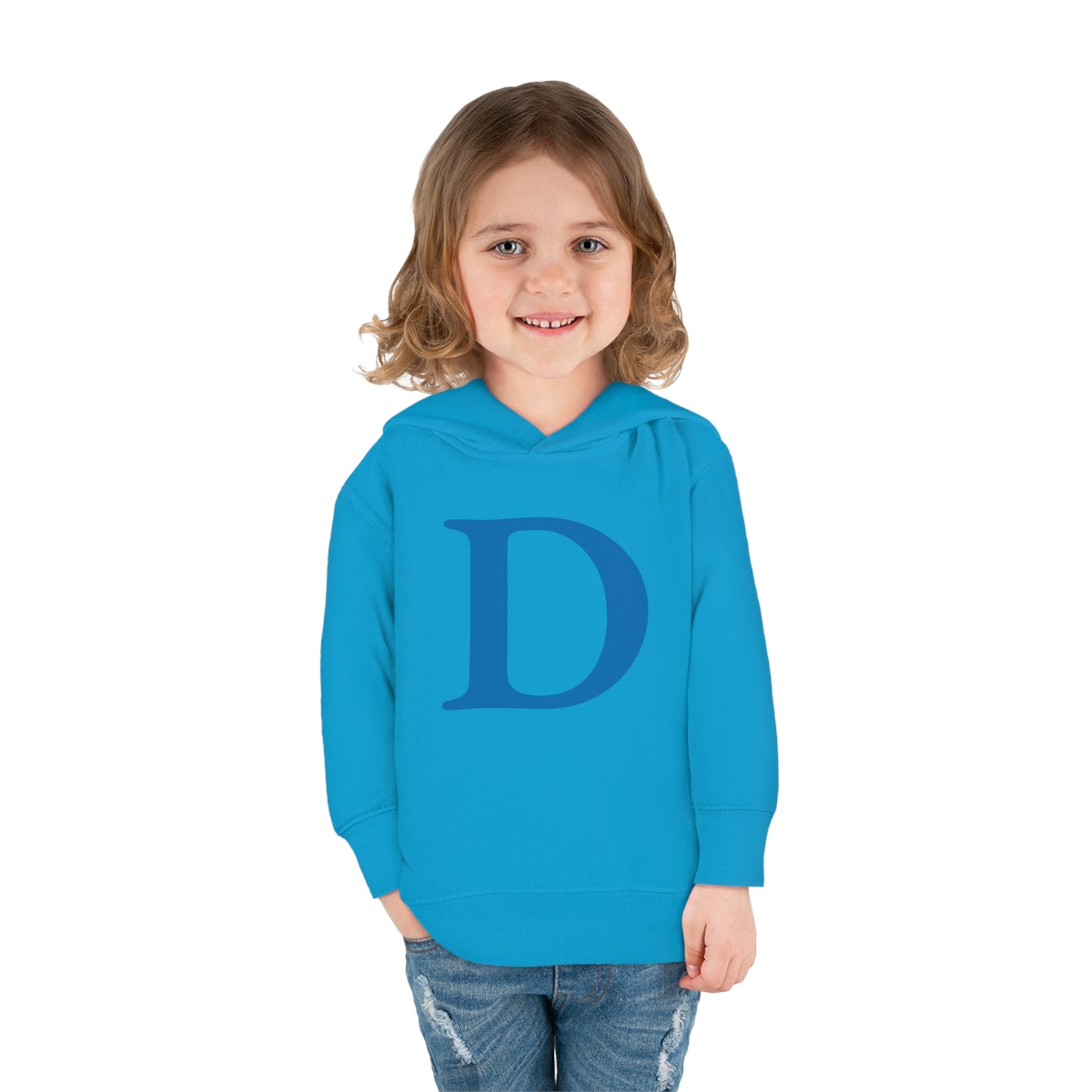 Detroit 'Old French D' Hoodie (Azure) | Unisex Toddler