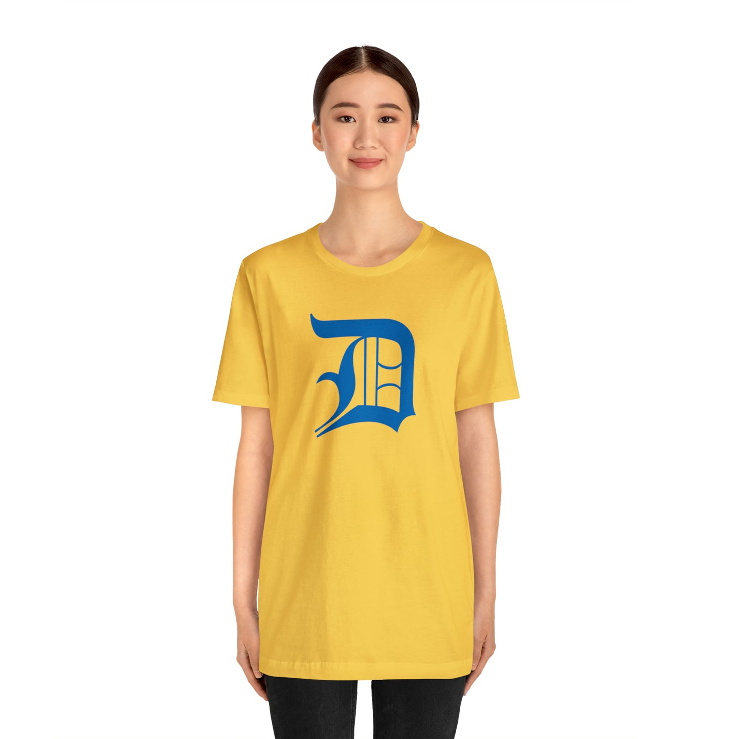 Detroit 'Old English D' T-Shirt (Azure) | Unisex Standard