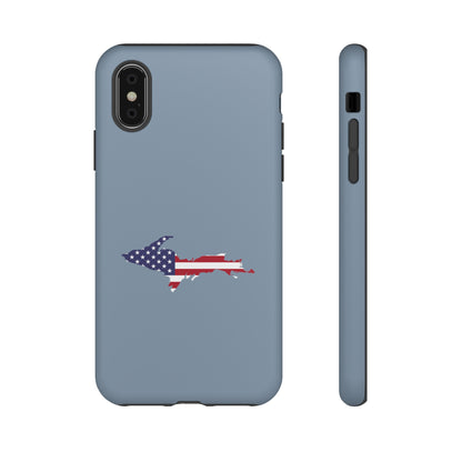 Michigan Upper Peninsula Tough Phone Case (B-24 Liberator Grey w/ UP USA Outline) | Apple iPhone