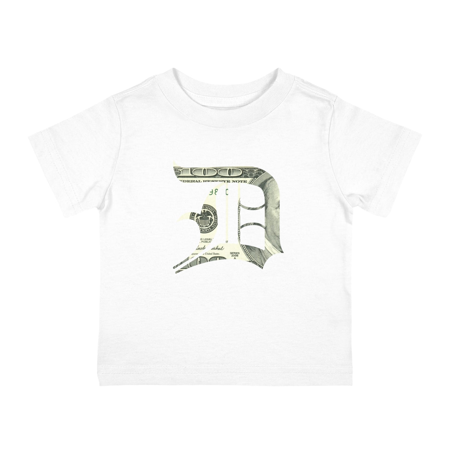 Detroit 'Old English D' Infant T-Shirt (Benjamins Edition) | Short Sleeve