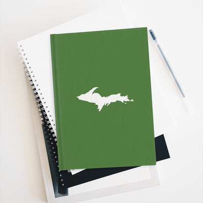 Michigan Upper Peninsula Blank Sketchbook (w/ UP Outline) | Pine Green