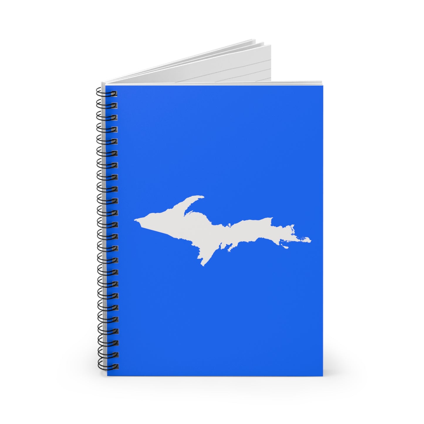 Michigan Upper Peninsula Spiral Notebook (w/ UP Outline) | Motor Town Blue