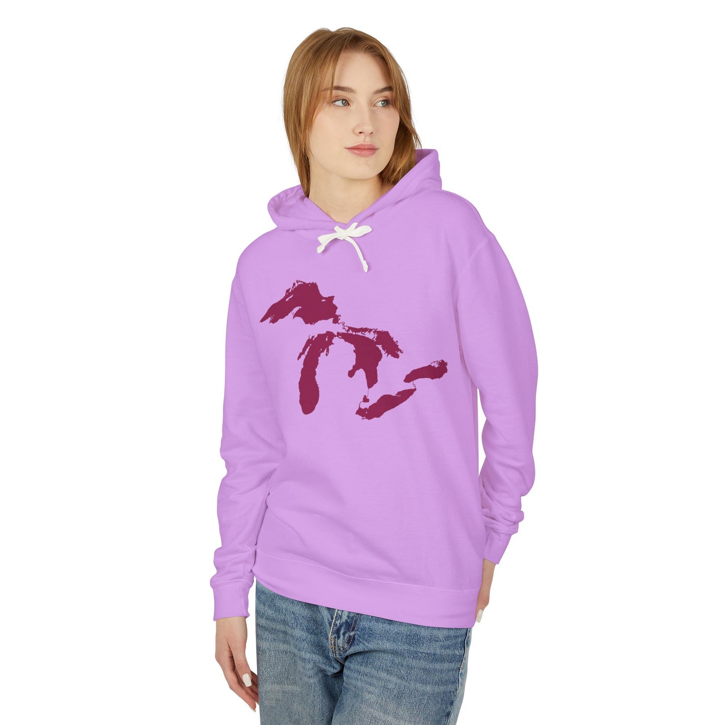 Great Lakes Lightweight Hoodie | Ruby Red