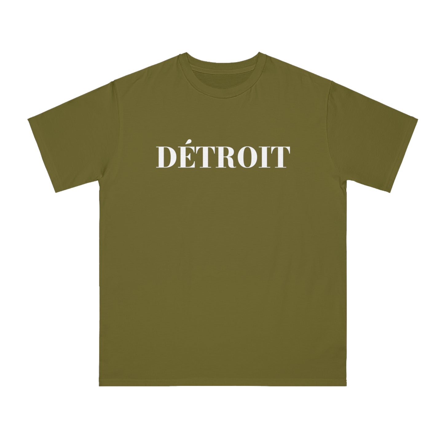 'Detroit' T-Shirt (Didone Font) | Organic Unisex